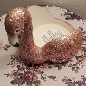 Bath & Body Works Sparkling Pink Flamingo Candle Holder